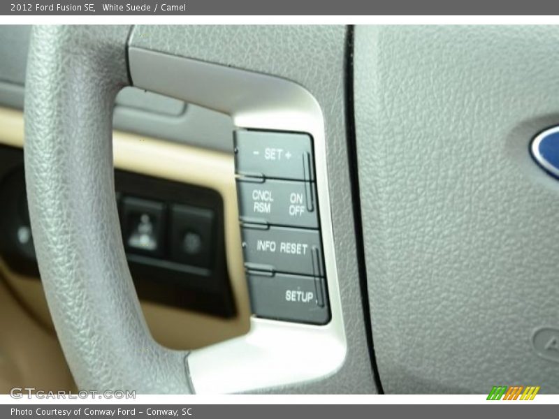 White Suede / Camel 2012 Ford Fusion SE