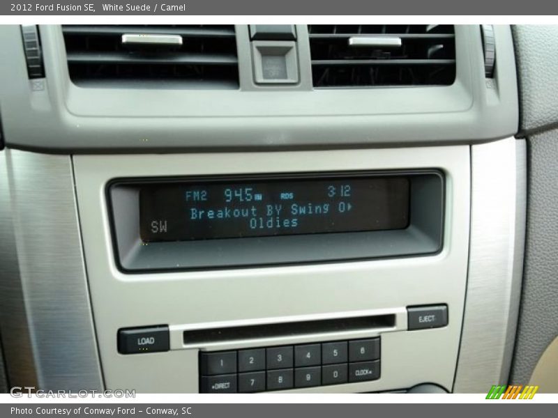 White Suede / Camel 2012 Ford Fusion SE