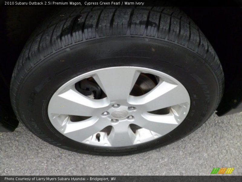 Cypress Green Pearl / Warm Ivory 2010 Subaru Outback 2.5i Premium Wagon