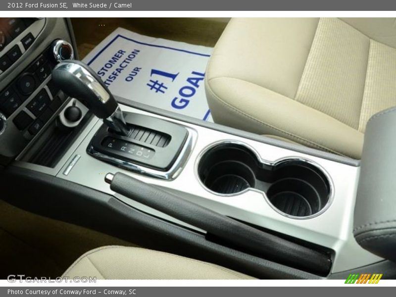 White Suede / Camel 2012 Ford Fusion SE