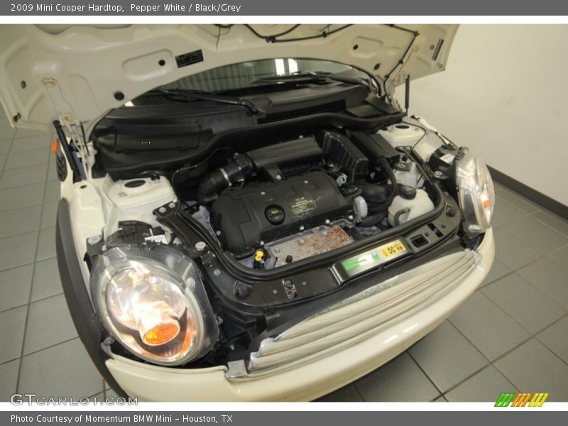 Pepper White / Black/Grey 2009 Mini Cooper Hardtop