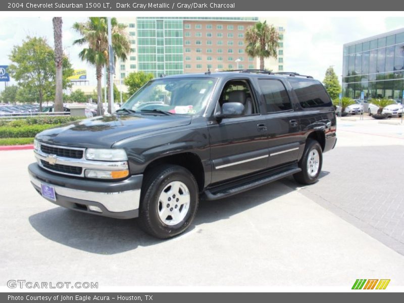 Dark Gray Metallic / Gray/Dark Charcoal 2004 Chevrolet Suburban 1500 LT
