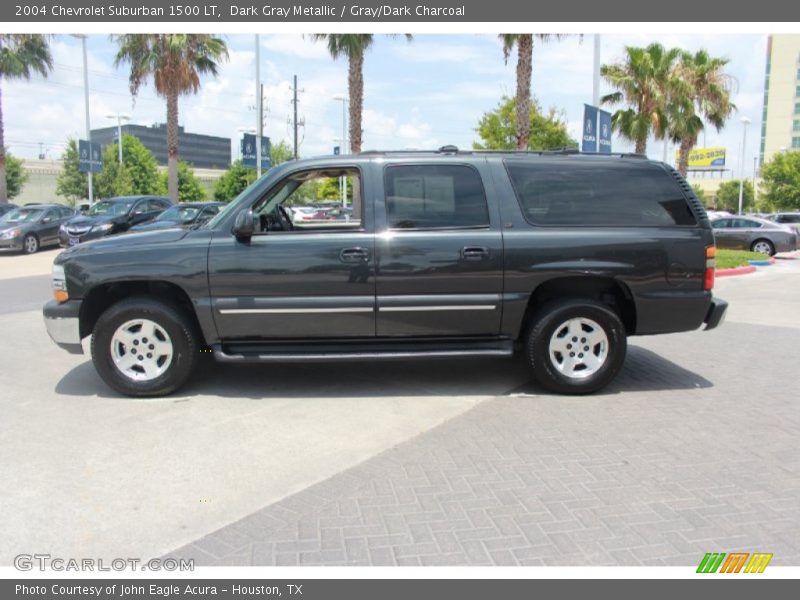 Dark Gray Metallic / Gray/Dark Charcoal 2004 Chevrolet Suburban 1500 LT