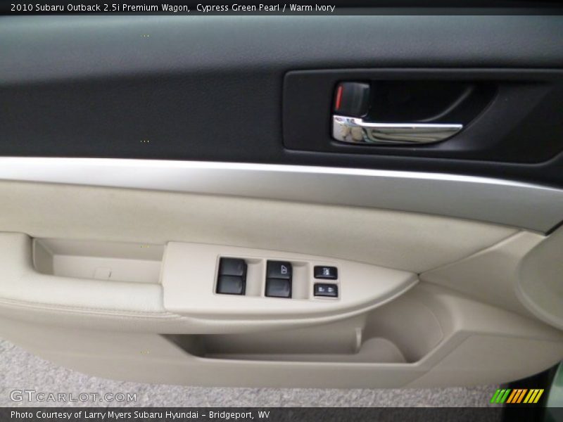 Cypress Green Pearl / Warm Ivory 2010 Subaru Outback 2.5i Premium Wagon