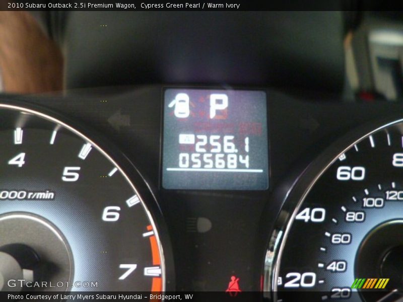 Cypress Green Pearl / Warm Ivory 2010 Subaru Outback 2.5i Premium Wagon