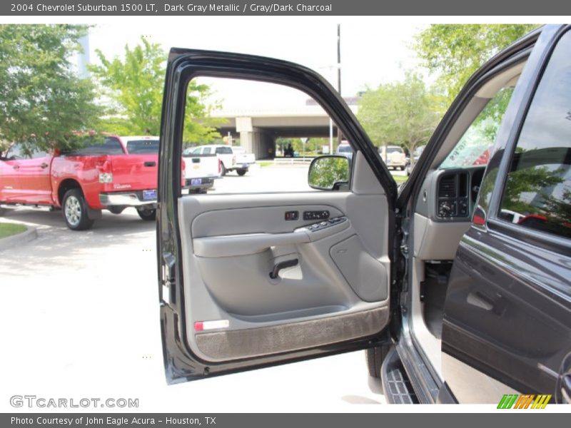 Dark Gray Metallic / Gray/Dark Charcoal 2004 Chevrolet Suburban 1500 LT