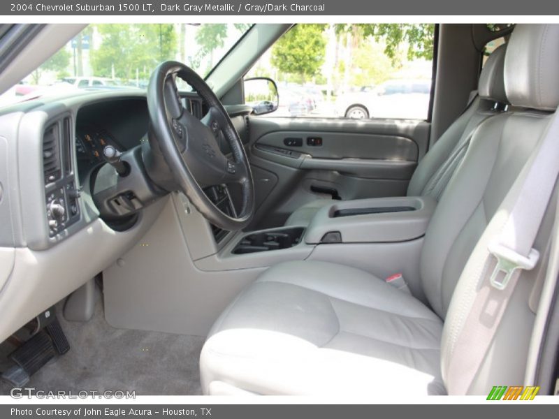 Dark Gray Metallic / Gray/Dark Charcoal 2004 Chevrolet Suburban 1500 LT