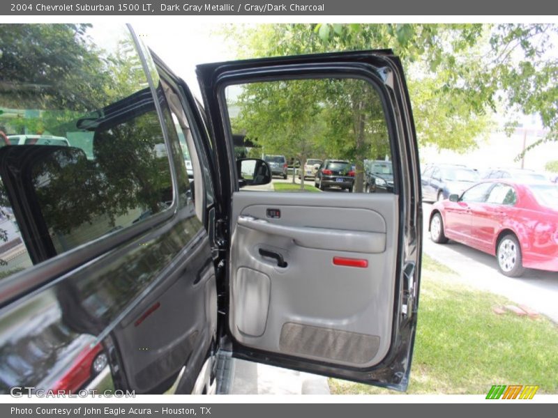 Dark Gray Metallic / Gray/Dark Charcoal 2004 Chevrolet Suburban 1500 LT