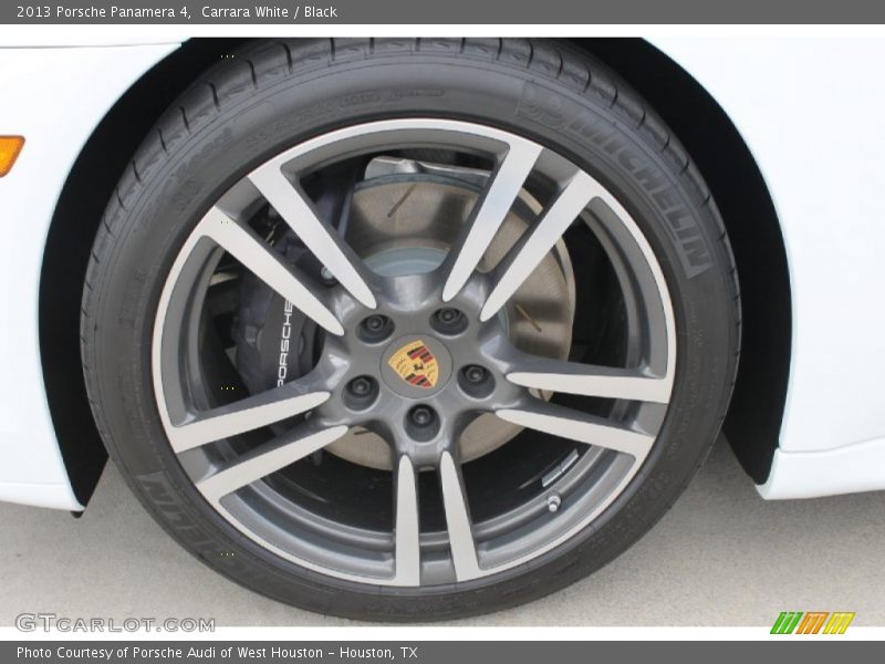 Carrara White / Black 2013 Porsche Panamera 4