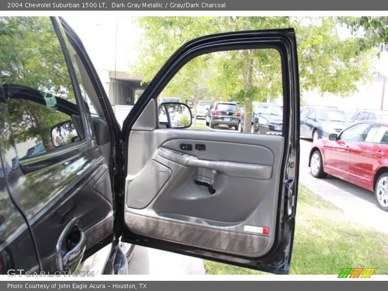 Dark Gray Metallic / Gray/Dark Charcoal 2004 Chevrolet Suburban 1500 LT
