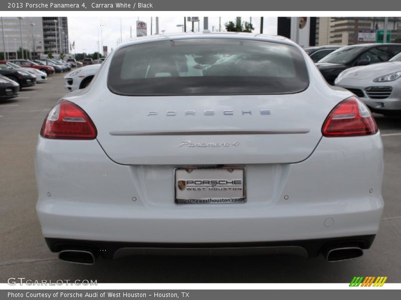 Carrara White / Black 2013 Porsche Panamera 4