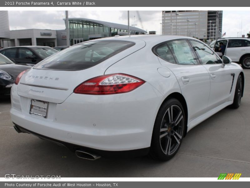 Carrara White / Black 2013 Porsche Panamera 4