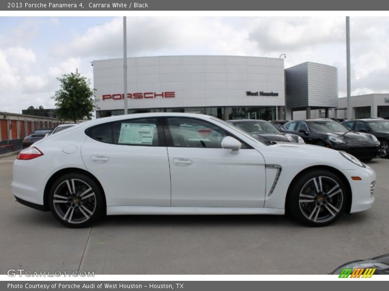 Carrara White / Black 2013 Porsche Panamera 4