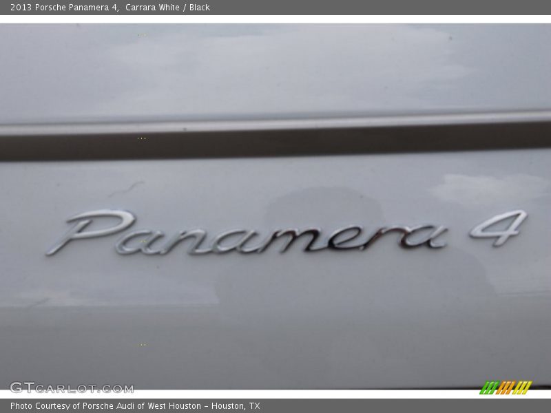 Carrara White / Black 2013 Porsche Panamera 4