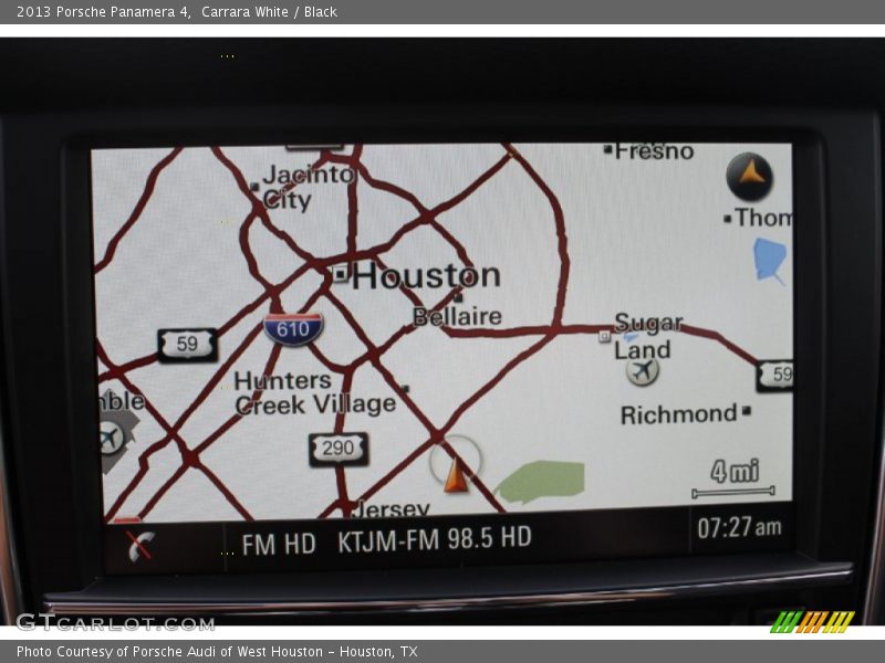 Carrara White / Black 2013 Porsche Panamera 4