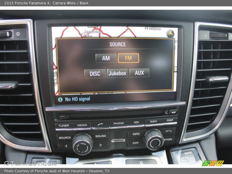 Carrara White / Black 2013 Porsche Panamera 4