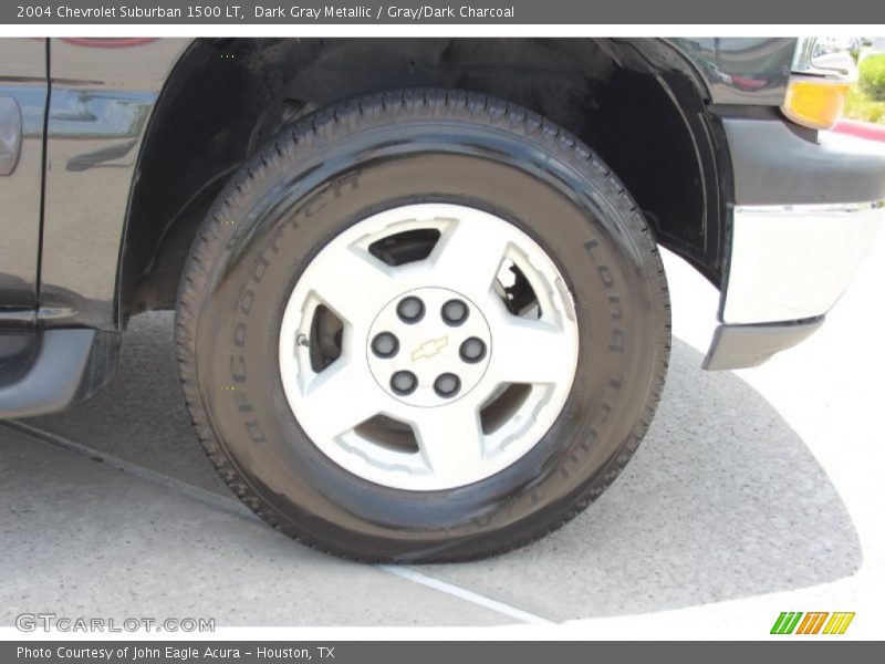 Dark Gray Metallic / Gray/Dark Charcoal 2004 Chevrolet Suburban 1500 LT