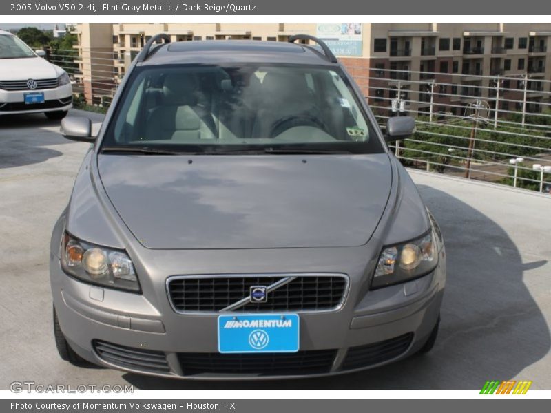 Flint Gray Metallic / Dark Beige/Quartz 2005 Volvo V50 2.4i