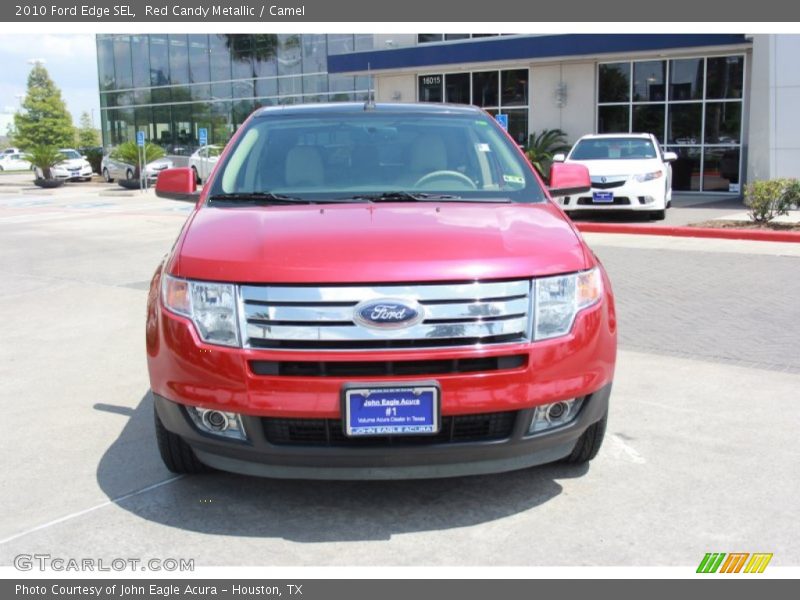 Red Candy Metallic / Camel 2010 Ford Edge SEL