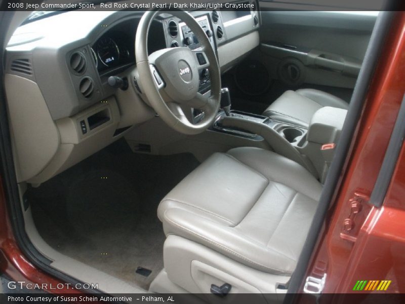 Dark Khaki/Light Graystone Interior - 2008 Commander Sport 
