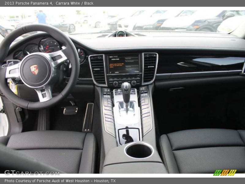 Carrara White / Black 2013 Porsche Panamera 4