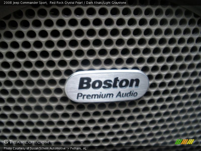 Red Rock Crystal Pearl / Dark Khaki/Light Graystone 2008 Jeep Commander Sport