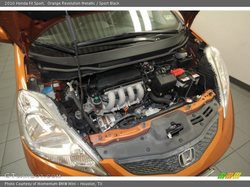 Orange Revolution Metallic / Sport Black 2010 Honda Fit Sport