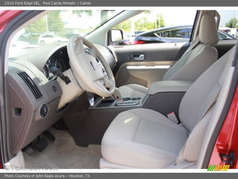 Front Seat of 2010 Edge SEL