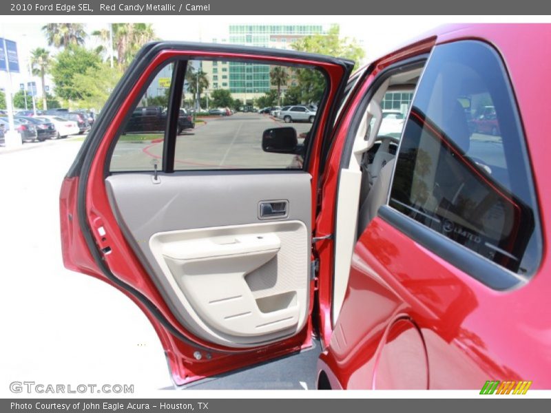 Red Candy Metallic / Camel 2010 Ford Edge SEL