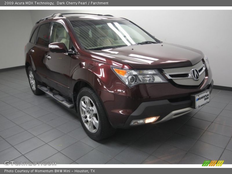 Dark Cherry Pearl / Parchment 2009 Acura MDX Technology