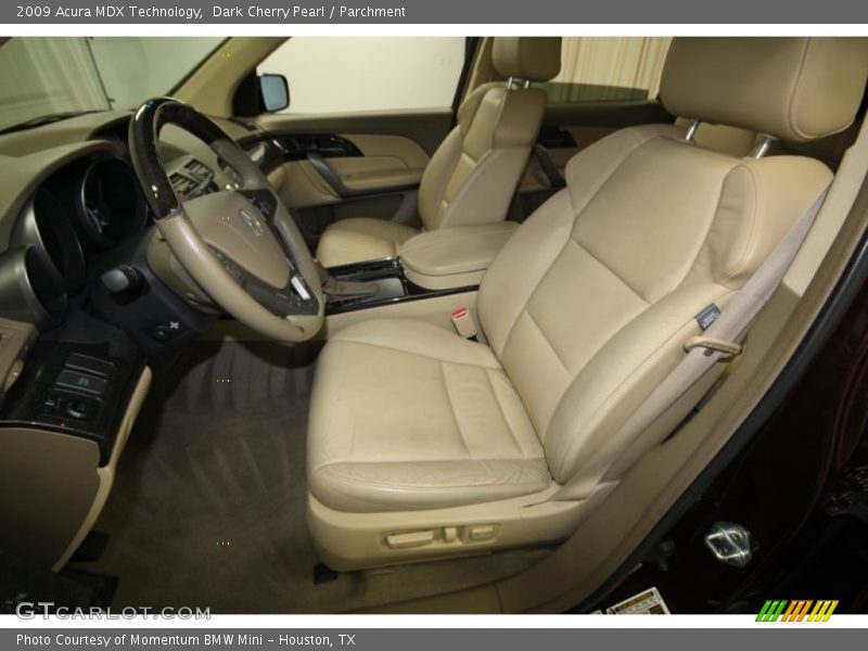 Dark Cherry Pearl / Parchment 2009 Acura MDX Technology