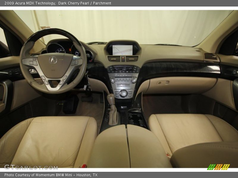 Dark Cherry Pearl / Parchment 2009 Acura MDX Technology