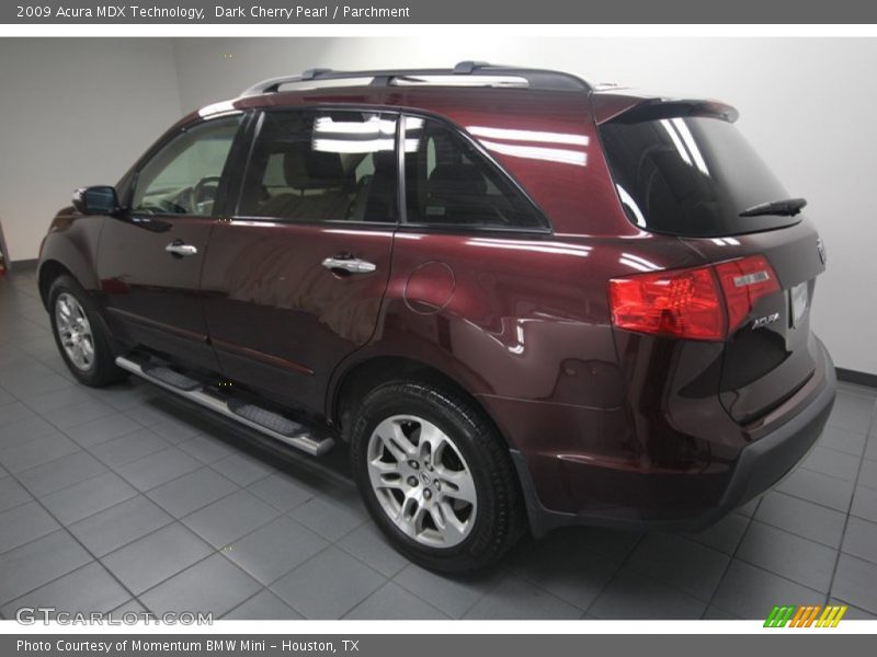 Dark Cherry Pearl / Parchment 2009 Acura MDX Technology