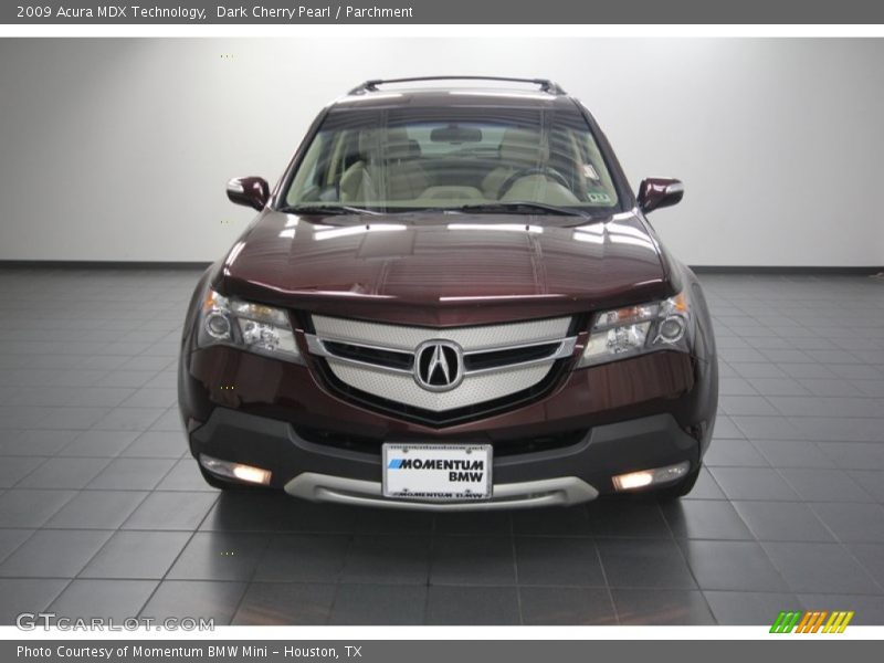 Dark Cherry Pearl / Parchment 2009 Acura MDX Technology
