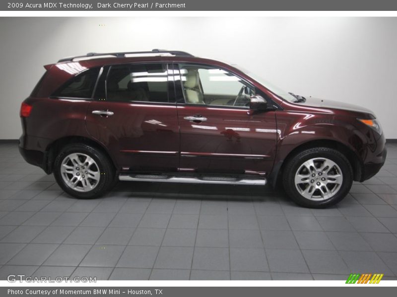 Dark Cherry Pearl / Parchment 2009 Acura MDX Technology