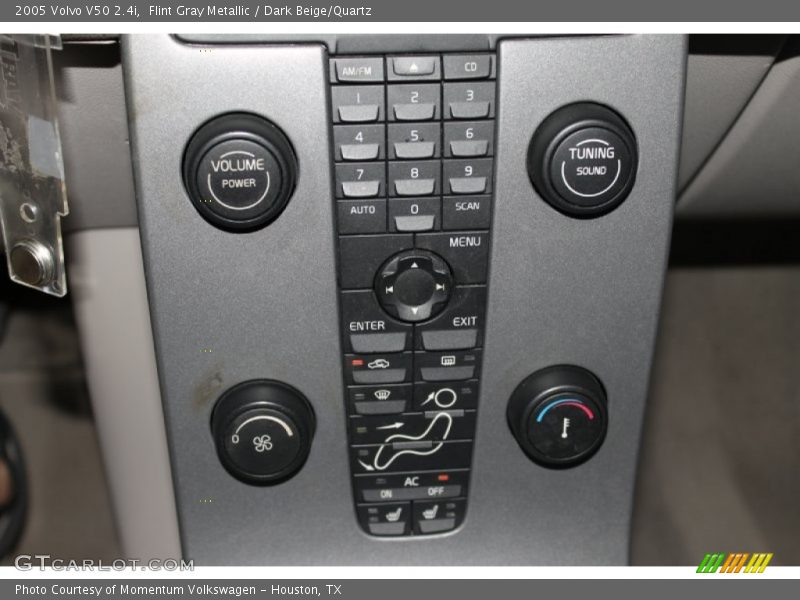 Flint Gray Metallic / Dark Beige/Quartz 2005 Volvo V50 2.4i