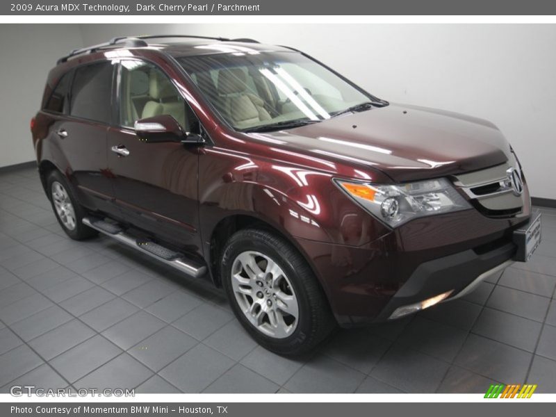 Dark Cherry Pearl / Parchment 2009 Acura MDX Technology
