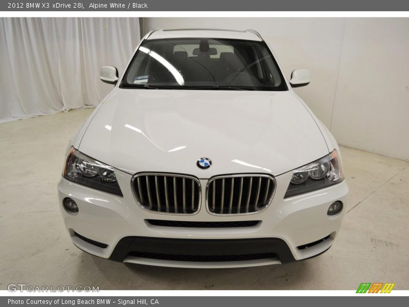 Alpine White / Black 2012 BMW X3 xDrive 28i