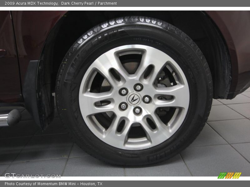 Dark Cherry Pearl / Parchment 2009 Acura MDX Technology