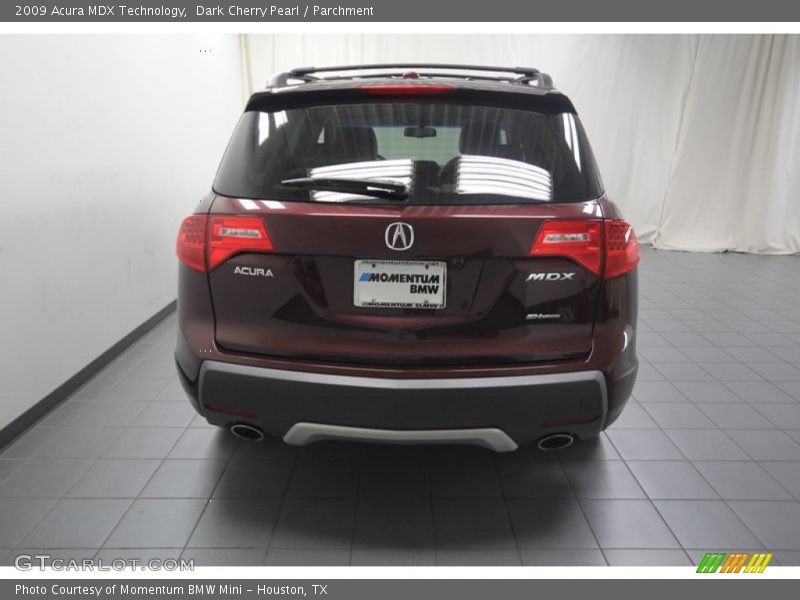 Dark Cherry Pearl / Parchment 2009 Acura MDX Technology