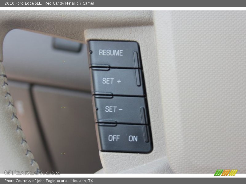 Red Candy Metallic / Camel 2010 Ford Edge SEL