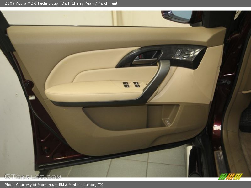 Dark Cherry Pearl / Parchment 2009 Acura MDX Technology