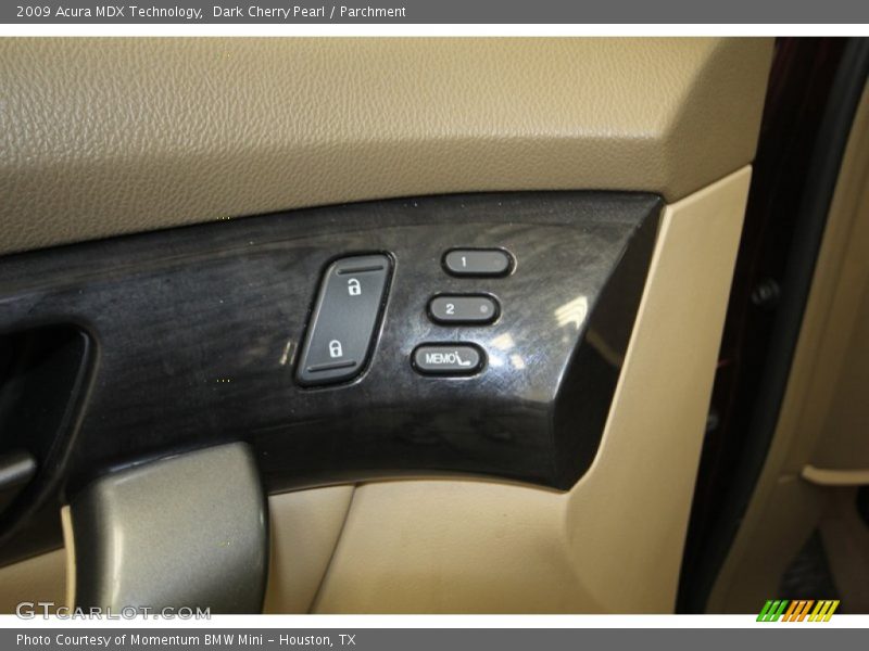 Dark Cherry Pearl / Parchment 2009 Acura MDX Technology