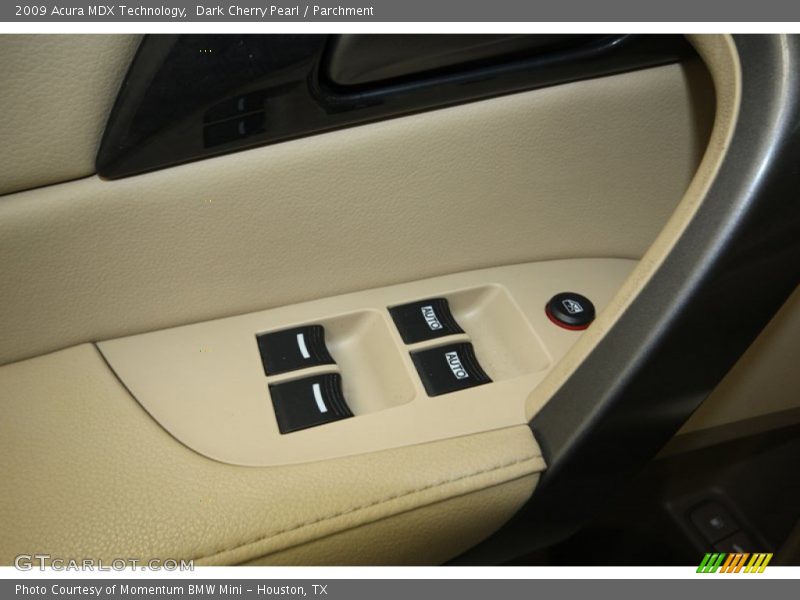Dark Cherry Pearl / Parchment 2009 Acura MDX Technology