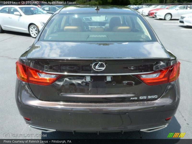 Fire Agate Pearl / Flaxen 2013 Lexus GS 350 AWD