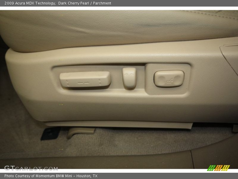 Dark Cherry Pearl / Parchment 2009 Acura MDX Technology