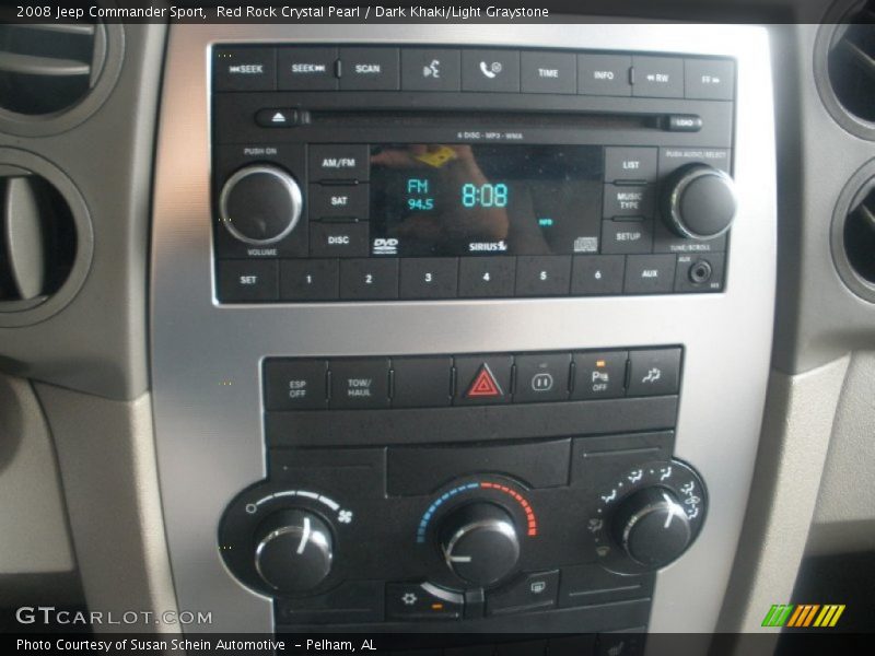 Controls of 2008 Commander Sport