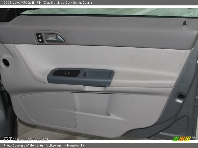 Flint Gray Metallic / Dark Beige/Quartz 2005 Volvo V50 2.4i