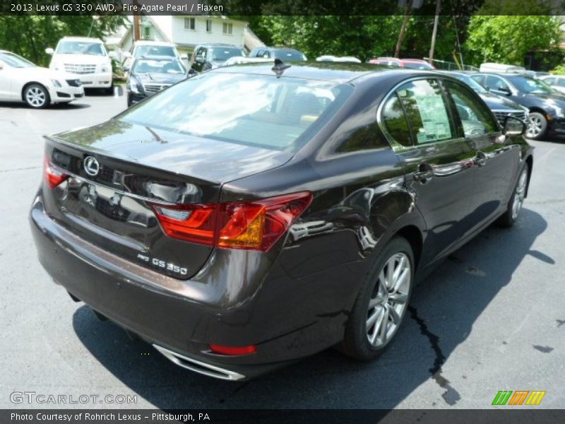 Fire Agate Pearl / Flaxen 2013 Lexus GS 350 AWD