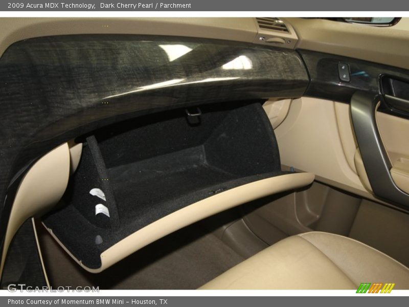 Dark Cherry Pearl / Parchment 2009 Acura MDX Technology